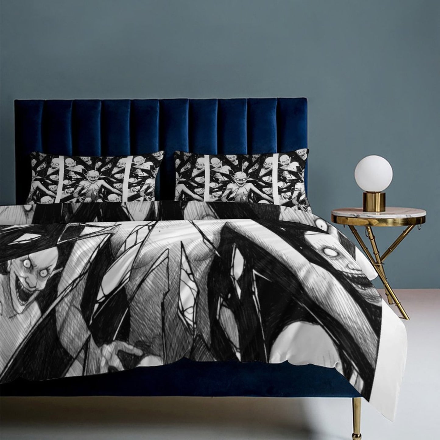 The Goblin Grins Collection: Breaking Through 3-Piece Bedding Set-102"x90"/ 259x229cm (Dual-sided Printing)