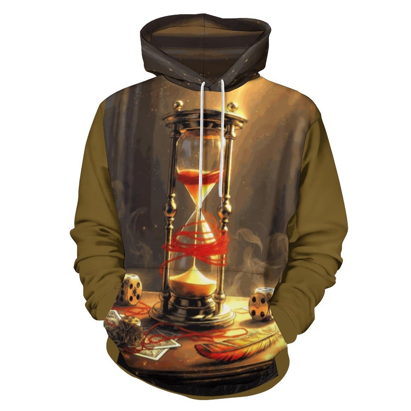 Rumpelstiltskin Collection: The Game is Named Men's Cool Hoodie with Double-layer Cap (All-Over Printing)