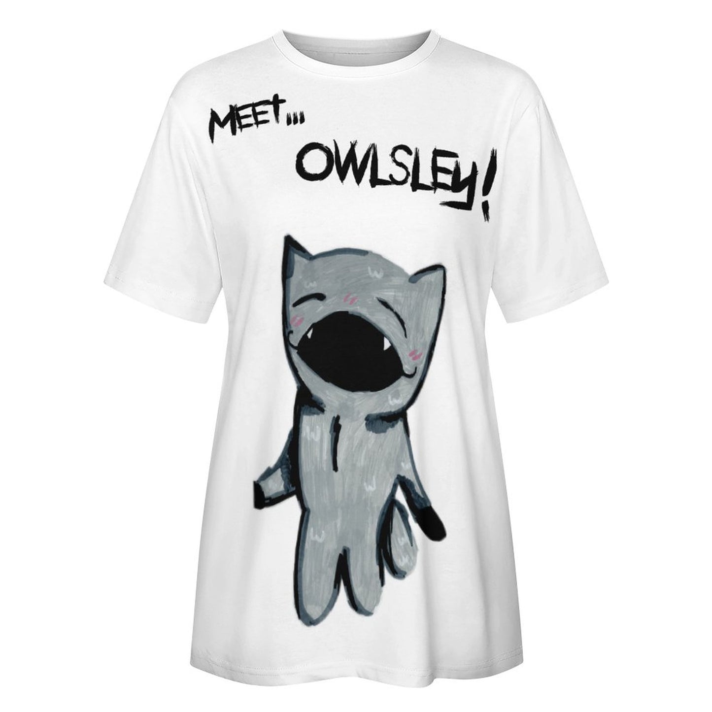 Valentine's Monsters: Meet Owlsley! Women's T-Shirt in Void