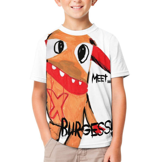 Valentine's Monsters: Meet Burgess Children's T-Shirt in Void