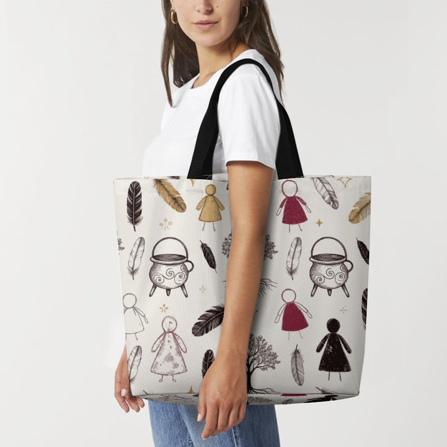 Little Threshold Large One Shoulder Shopping Bag