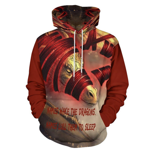 Rumpelstiltskin Collection: Names wake the Dragons Men's Cool Hoodie with Double-layer Cap