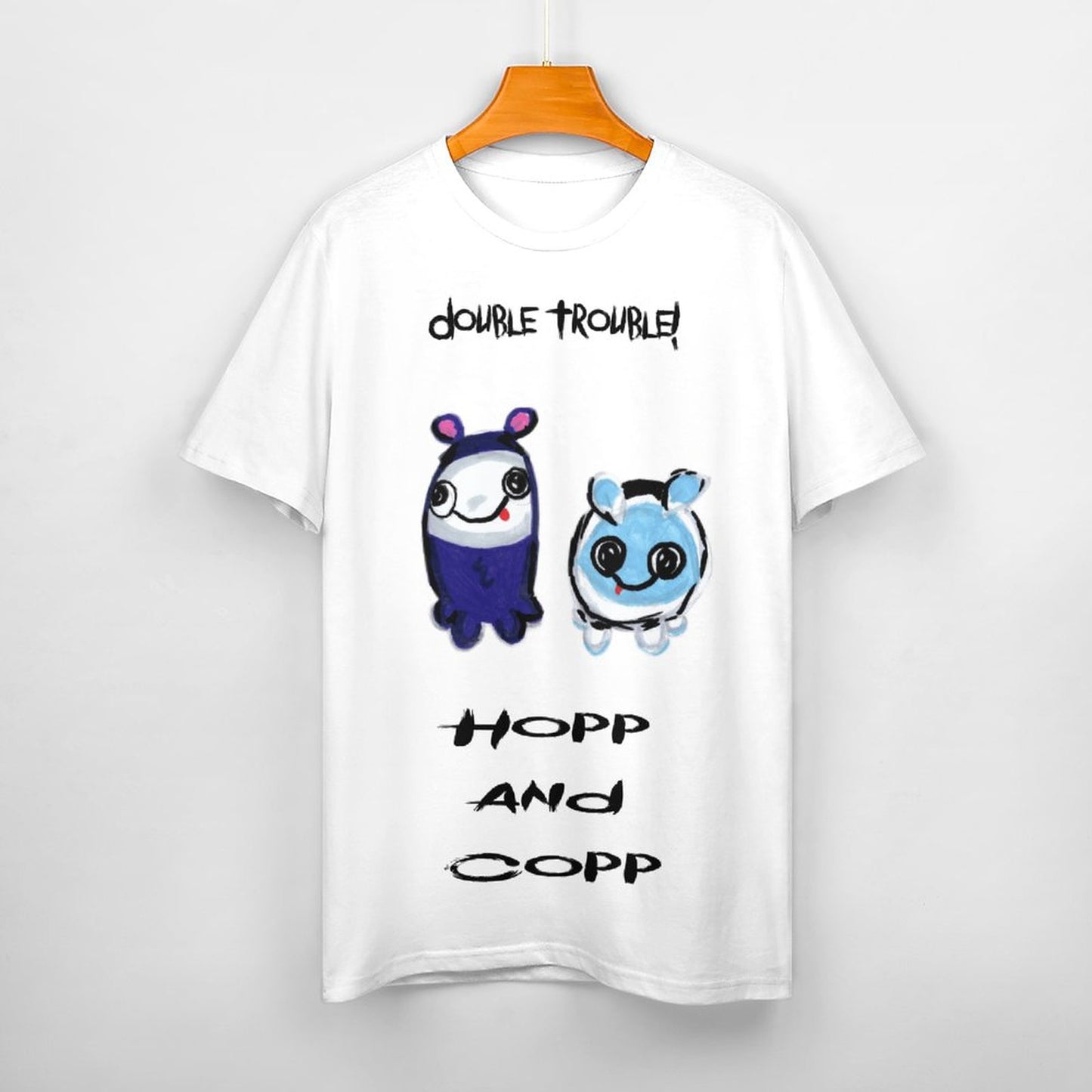 Valentine's Monsters: Double Trouble Hopp and Copp Women's T-Shirt in Void
