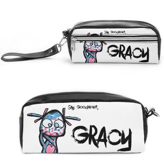 Valentine's Monsters: Say Goodnight Gracy Versatile Cosmetic Bag & Pencil Case Pouch in Void