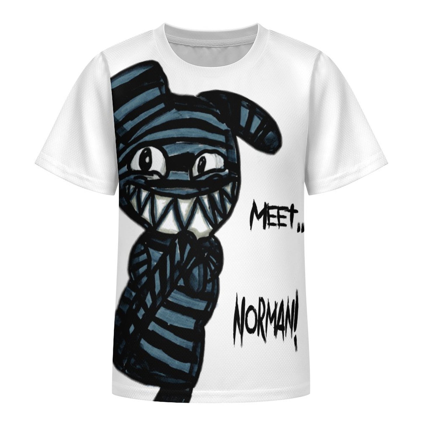 Valentine's Monsters: Cute... but psycho, Norman  Children's T-Shirt in Void