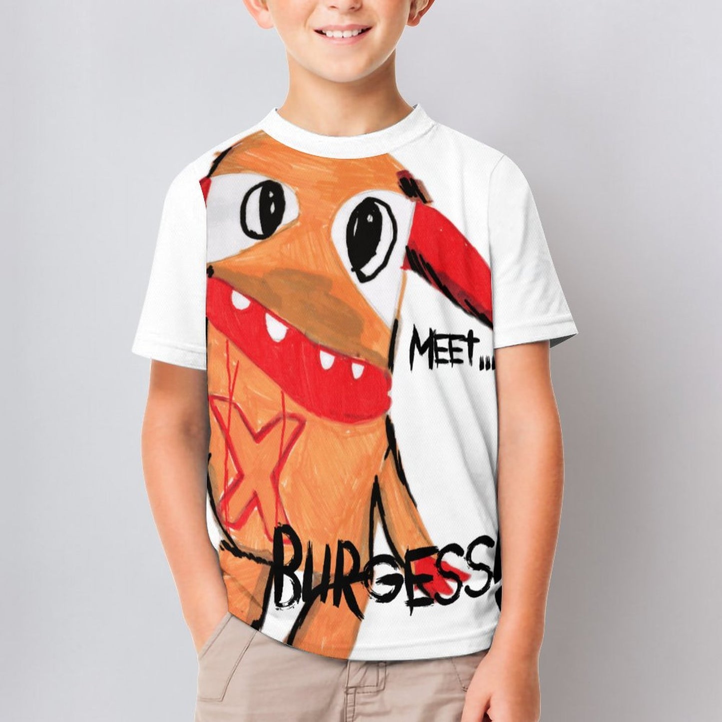 Valentine's Monsters: Meet Burgess Children's T-Shirt in Void