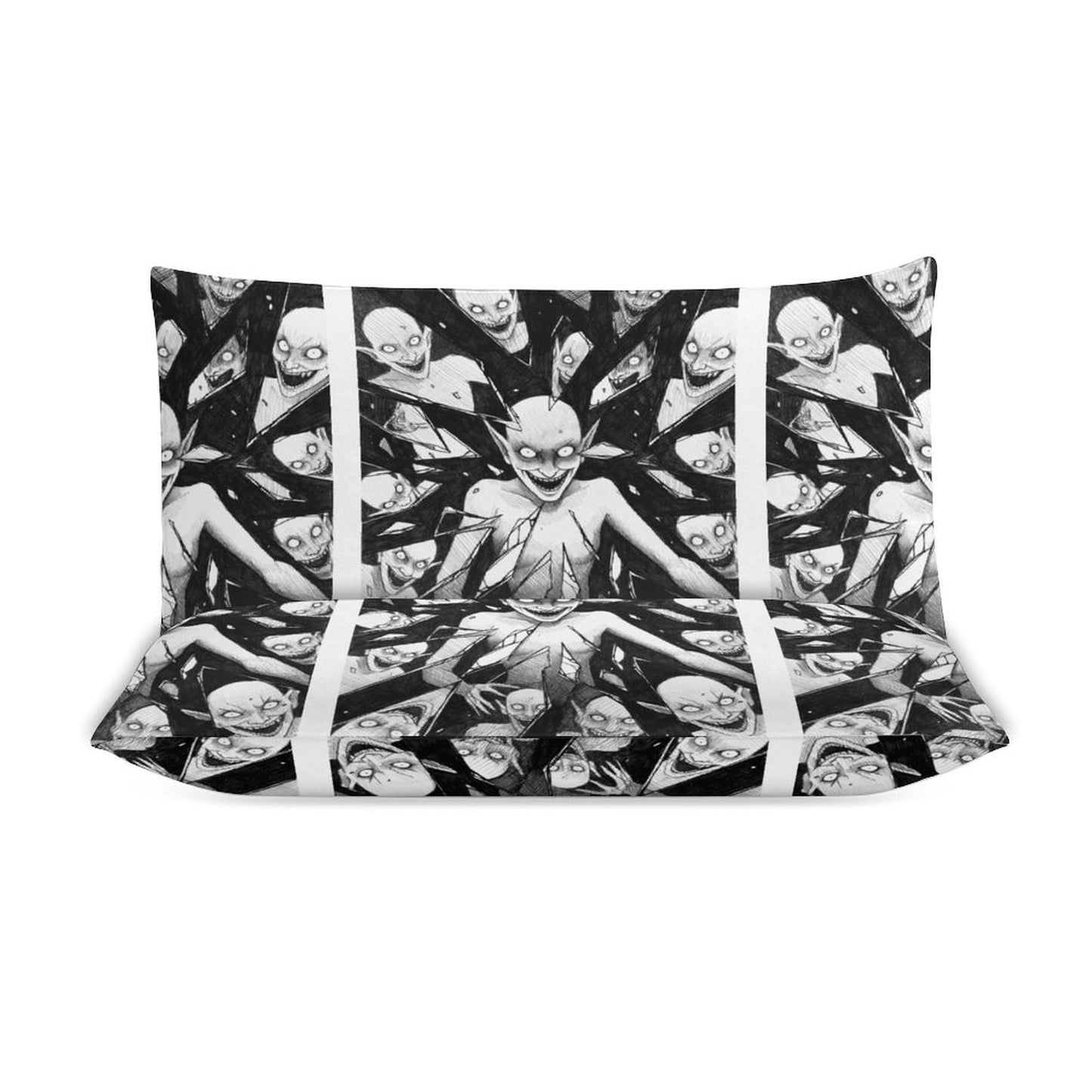 The Goblin Grins Collection: Breaking Through 3-Piece Bedding Set-102"x90"/ 259x229cm (Dual-sided Printing)