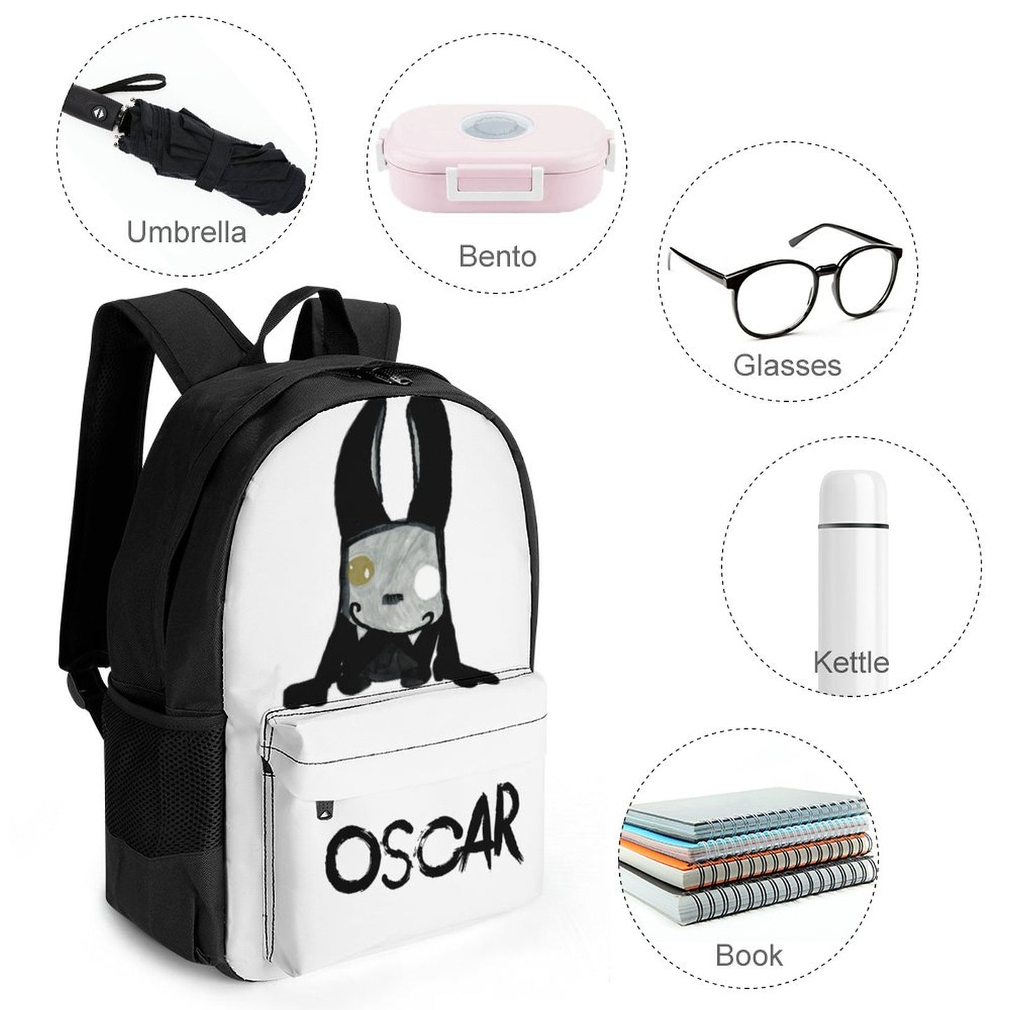 Valentine's Monsters: Oscar Backpack in Void