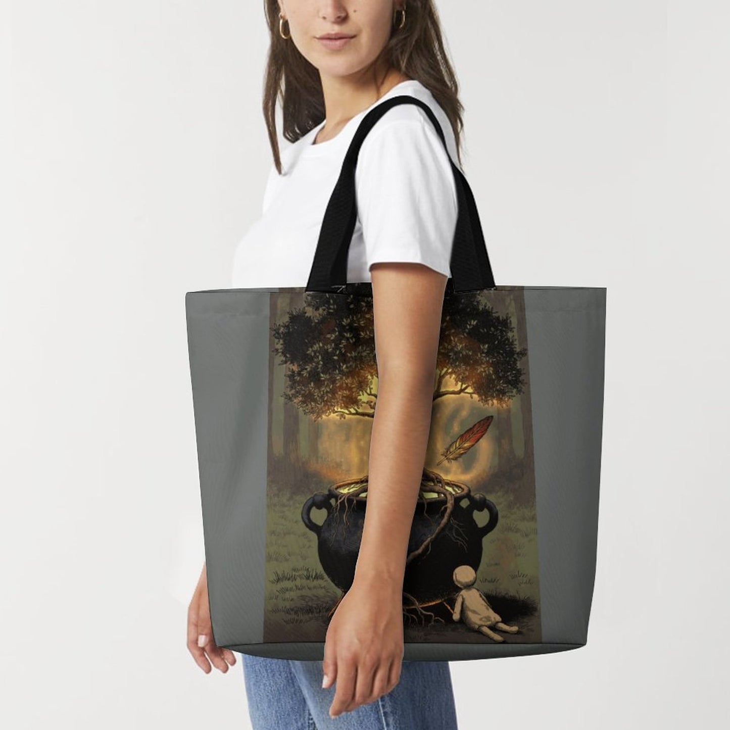 Threshold Cauldron Large One Shoulder Shopping Bag