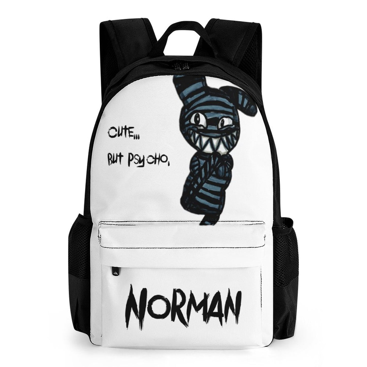 Valentine's Monsters: Cute... but psycho, Norman Backpack in Void