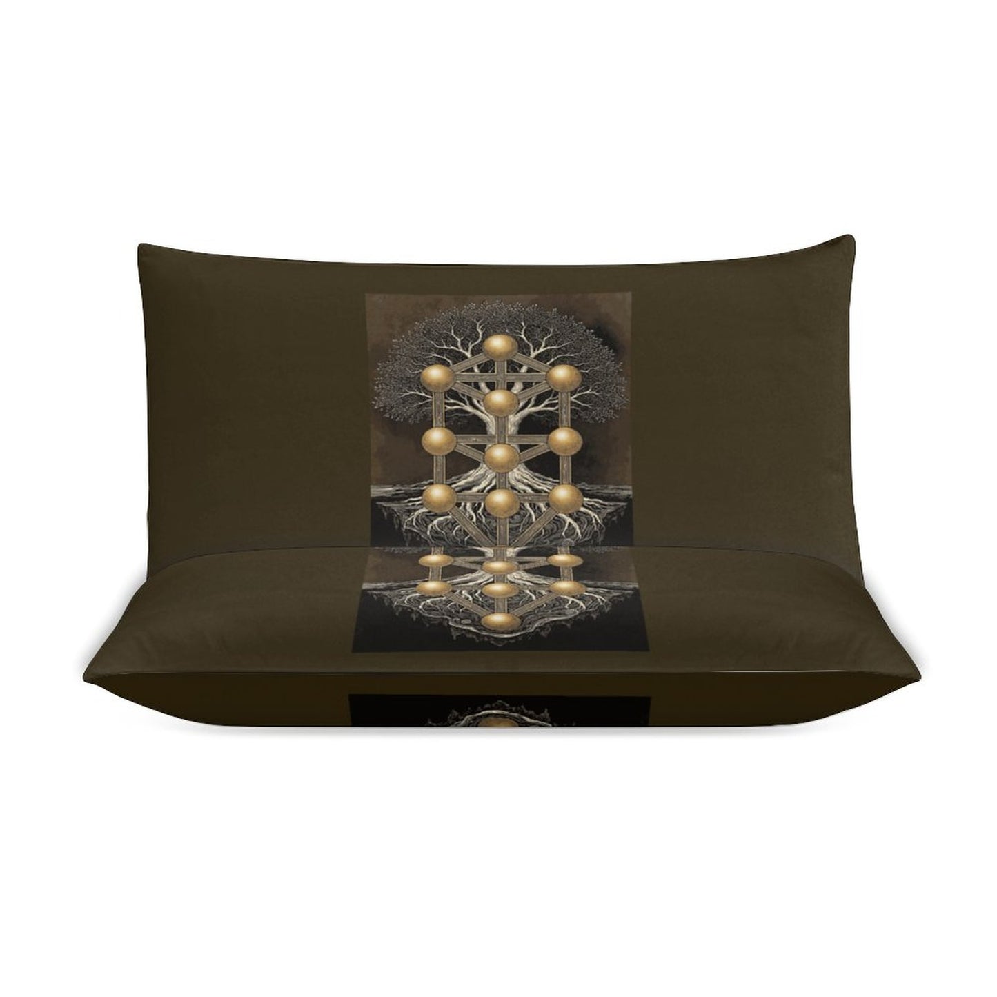 Tree of Life 3-Piece Bedding Set-102"x90"/ 259x229cm (Dual-sided Printing)