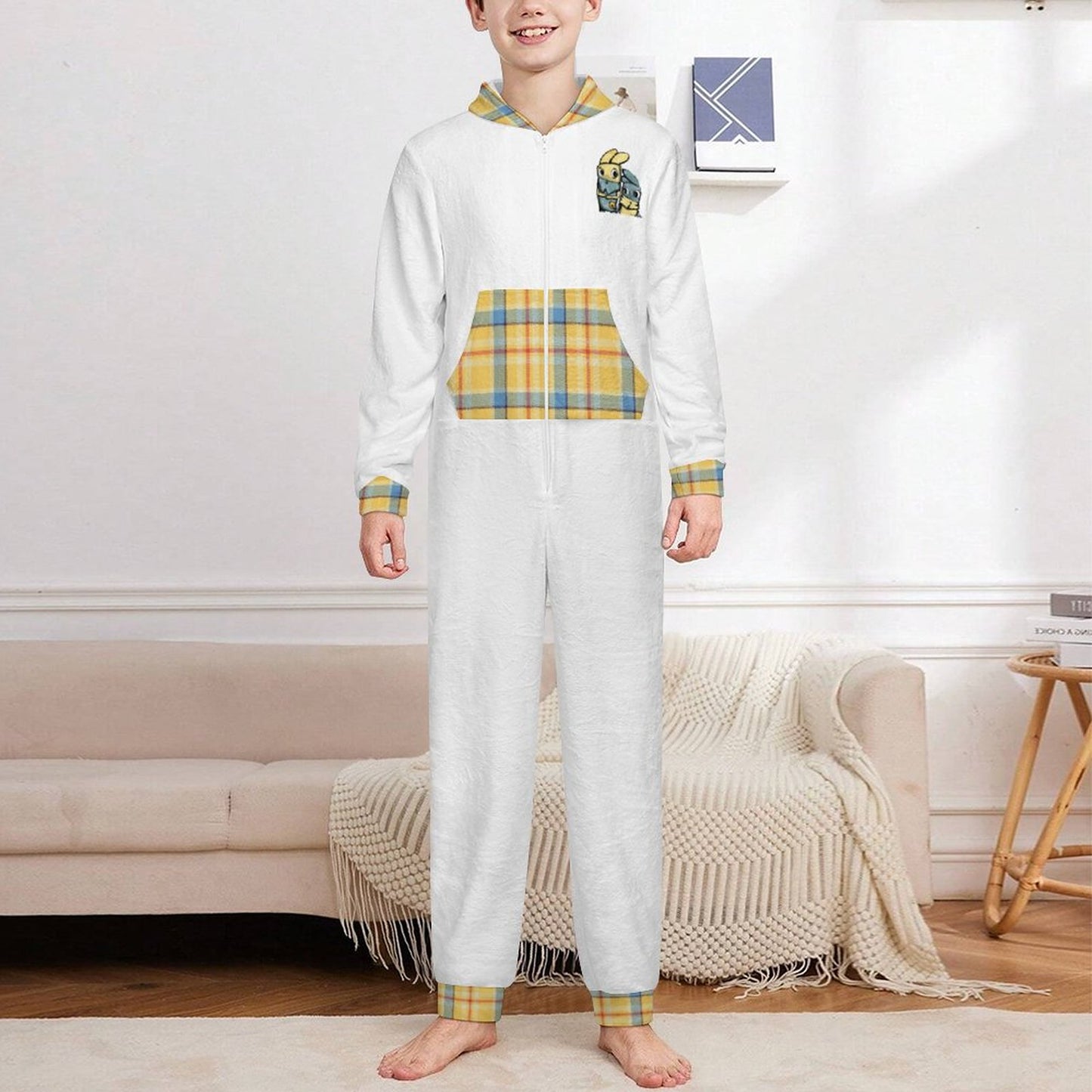 Valentine's Monsters Collection: Taylor & Lily Kid's Onesie Pajamas