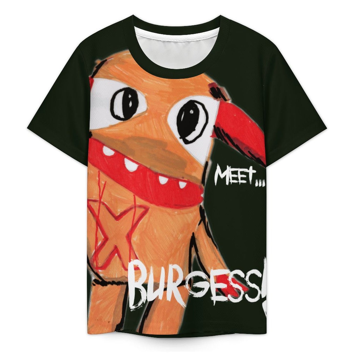 Valentine's Monsters: Meet Burgess Children's T-Shirt in Black