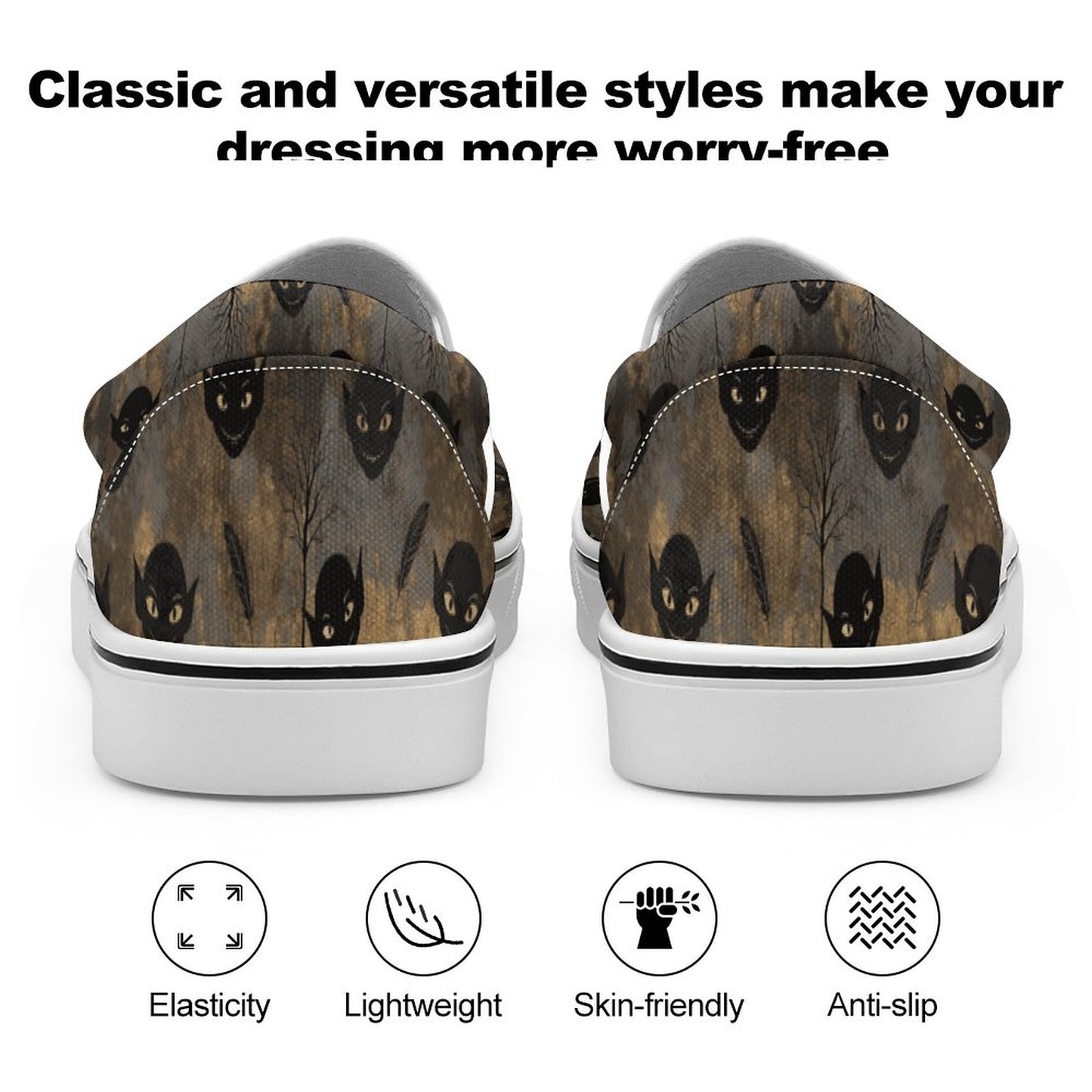 The Goblin Grins Collection: Goblin Grin Unisex Slip-Ons