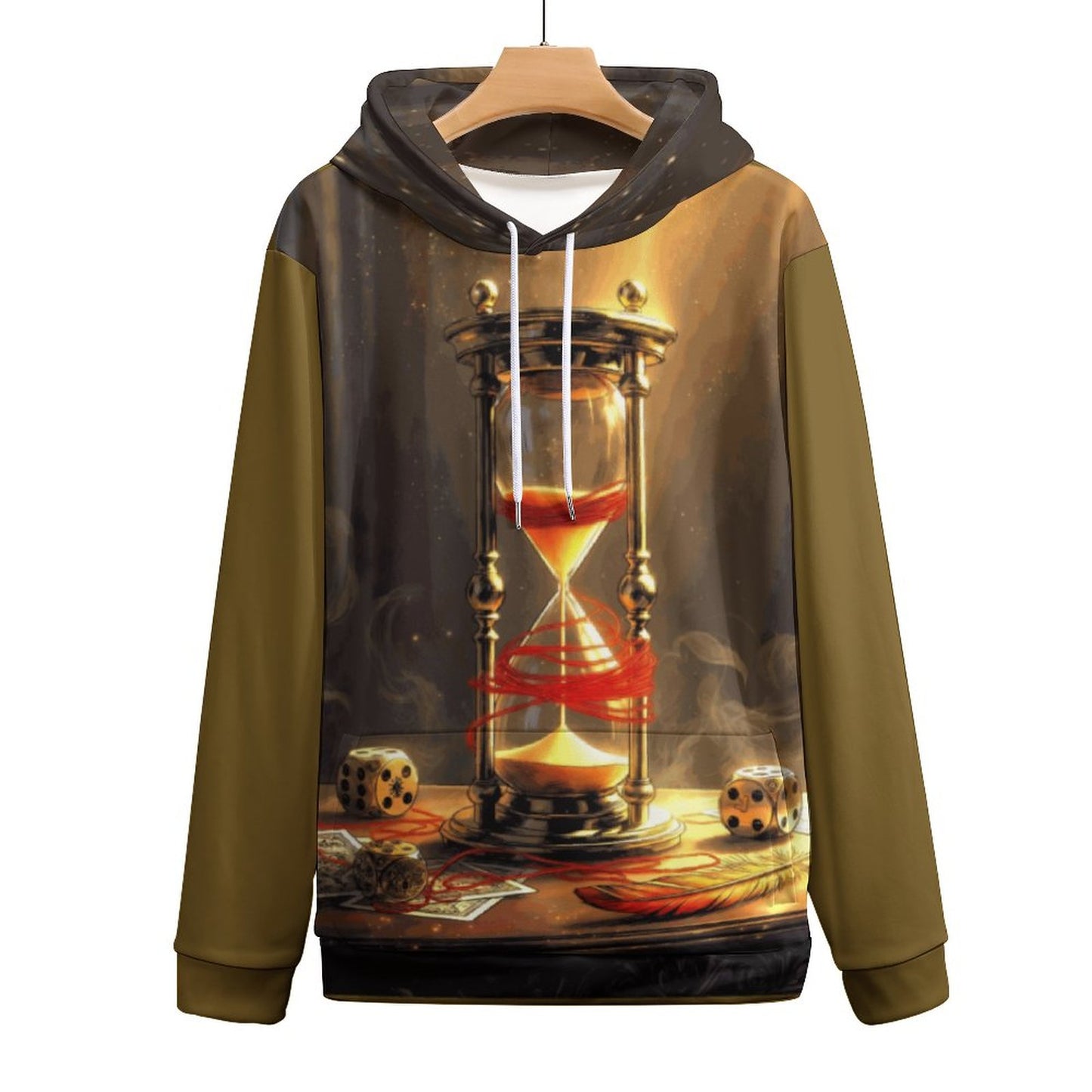 Rumpelstiltskin Collection: The Game is Named Men's Cool Hoodie with Double-layer Cap (All-Over Printing)