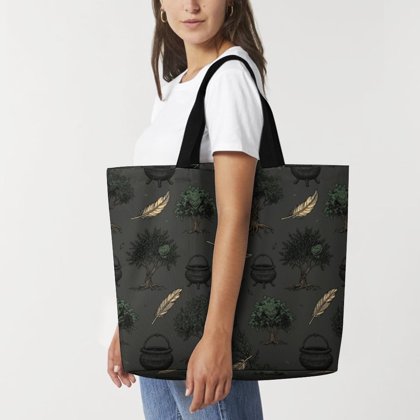 Green Guardian Large One Shoulder Shopping Bag