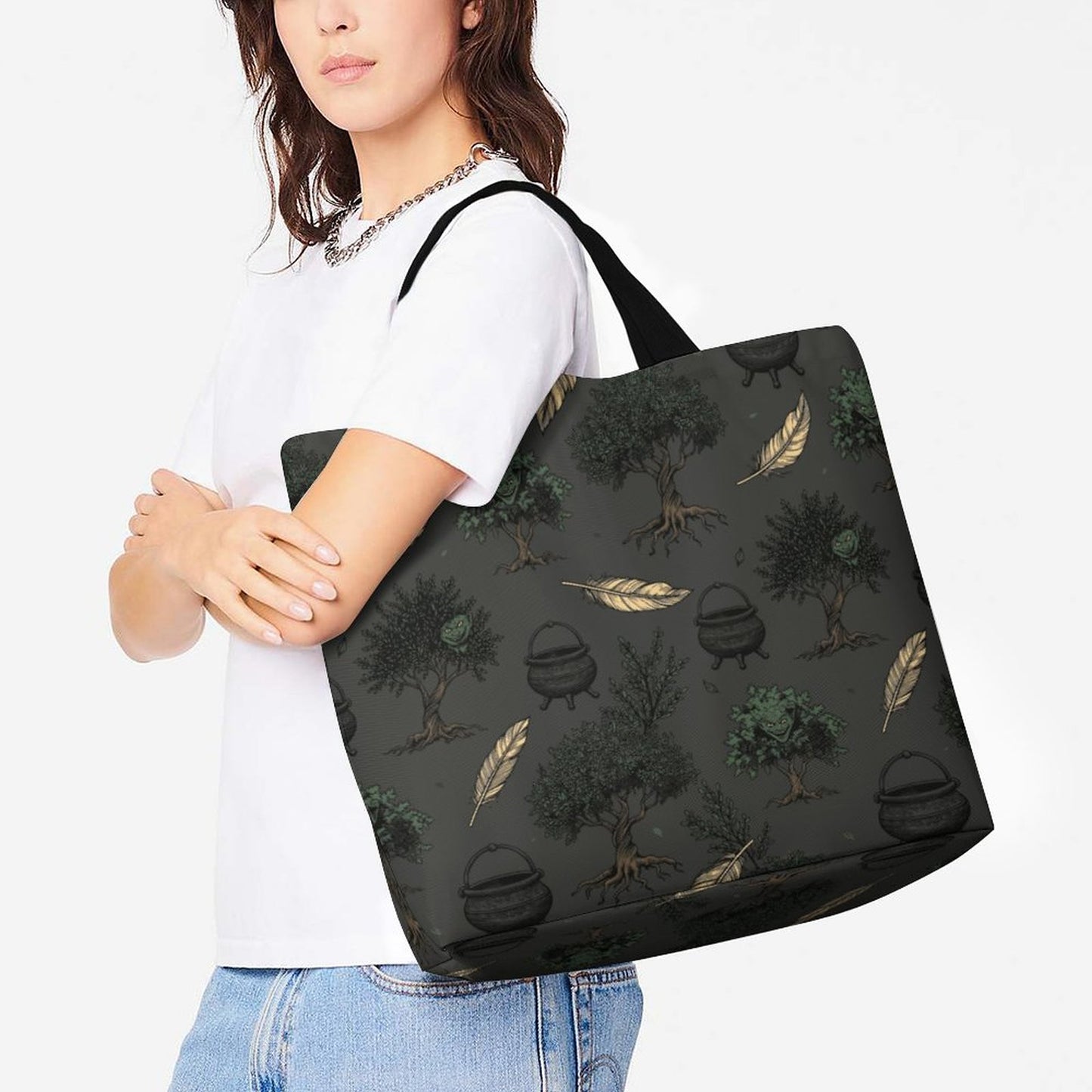 Green Guardian Large One Shoulder Shopping Bag