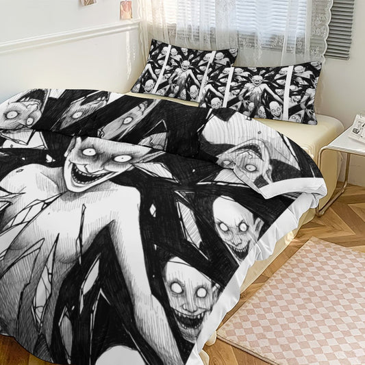 The Goblin Grins Collection: Breaking Through 3-Piece Bedding Set-102"x90"/ 259x229cm (Dual-sided Printing)