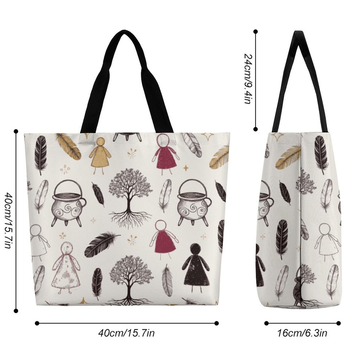 Little Threshold Large One Shoulder Shopping Bag