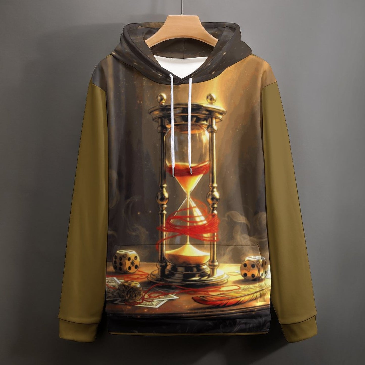 Rumpelstiltskin Collection: The Game is Named Men's Cool Hoodie with Double-layer Cap (All-Over Printing)