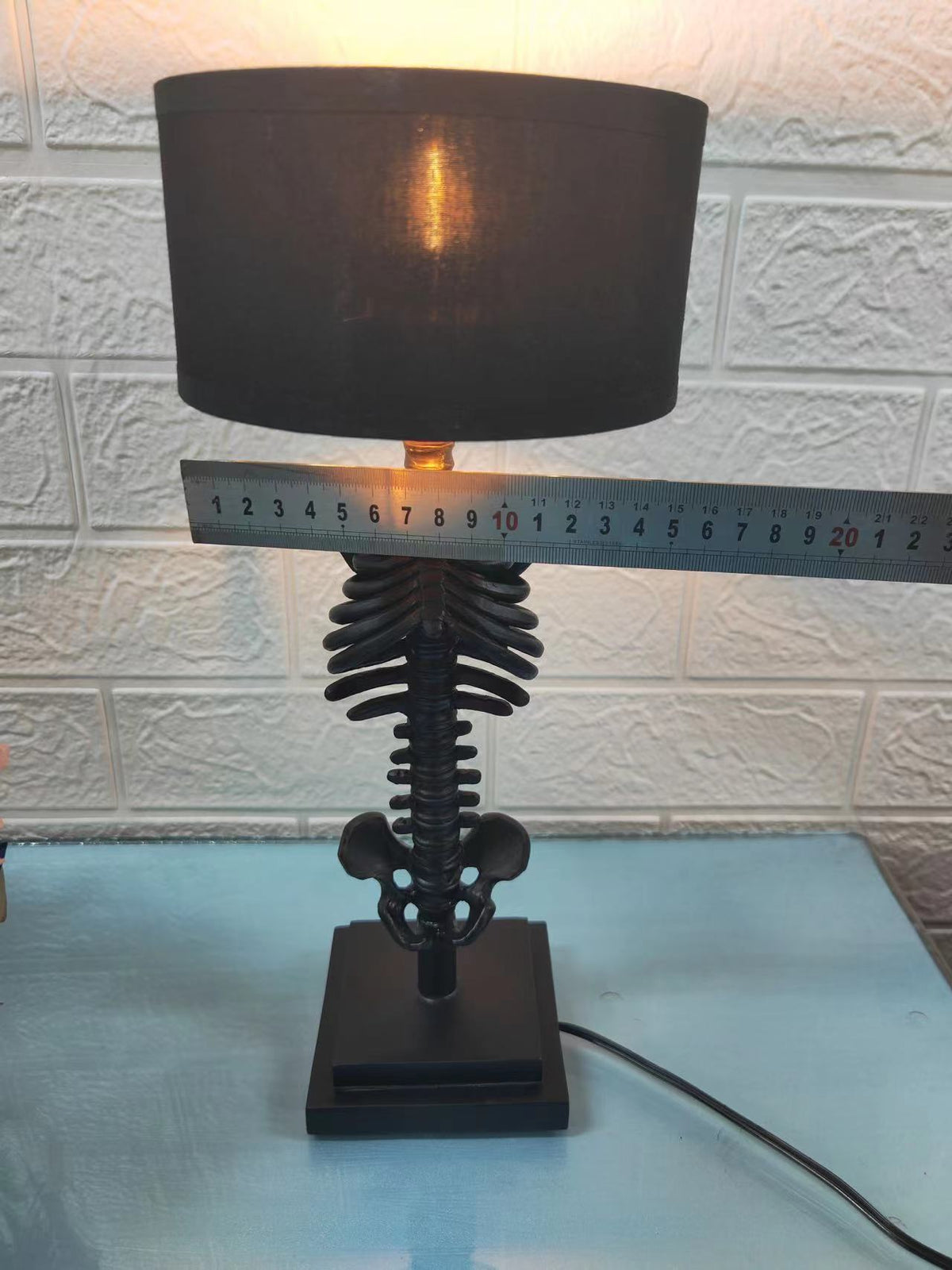 Backbone Lamp, resin spine night light, photo 7