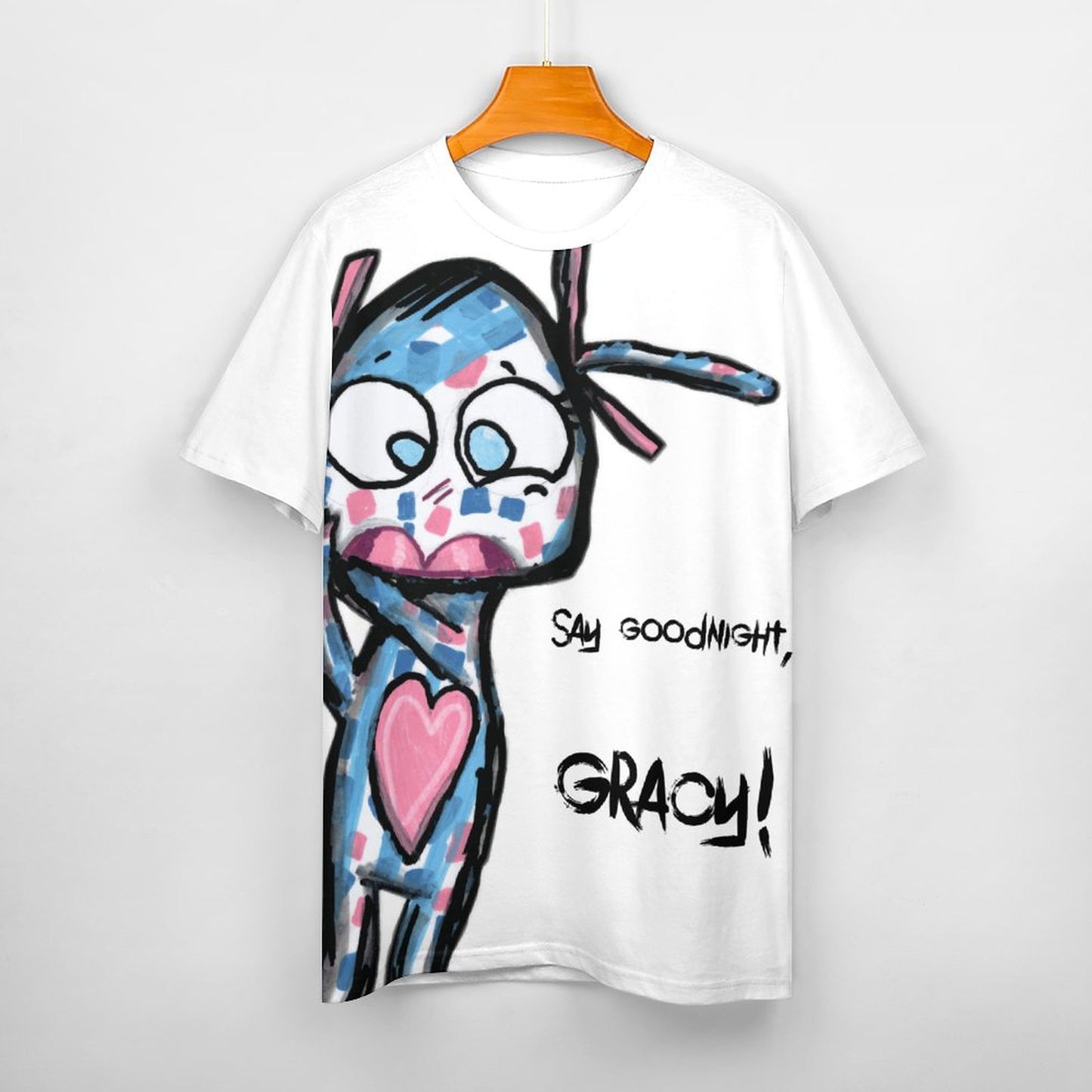 Valentine's Monsters: Say Goodnight Gracy Women's T-Shirt in Void