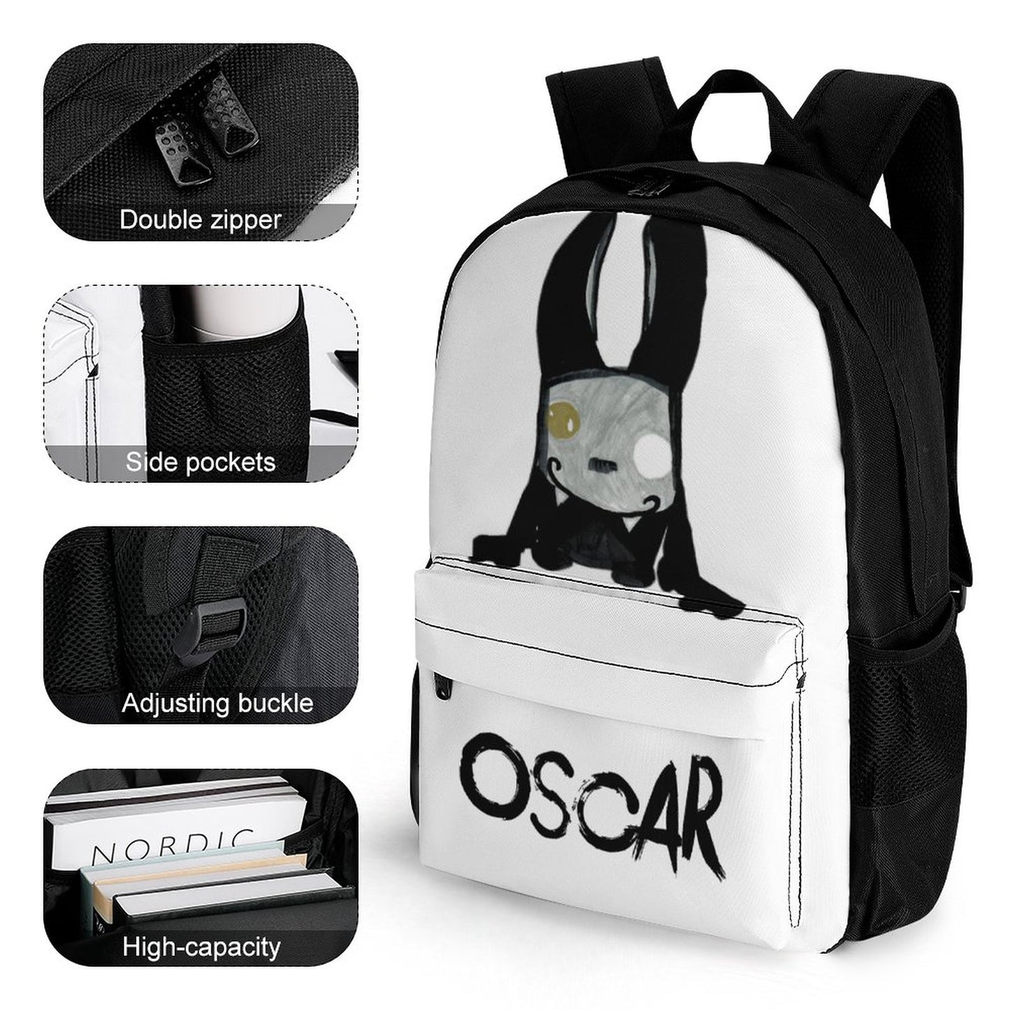 Valentine's Monsters: Oscar Backpack in Void