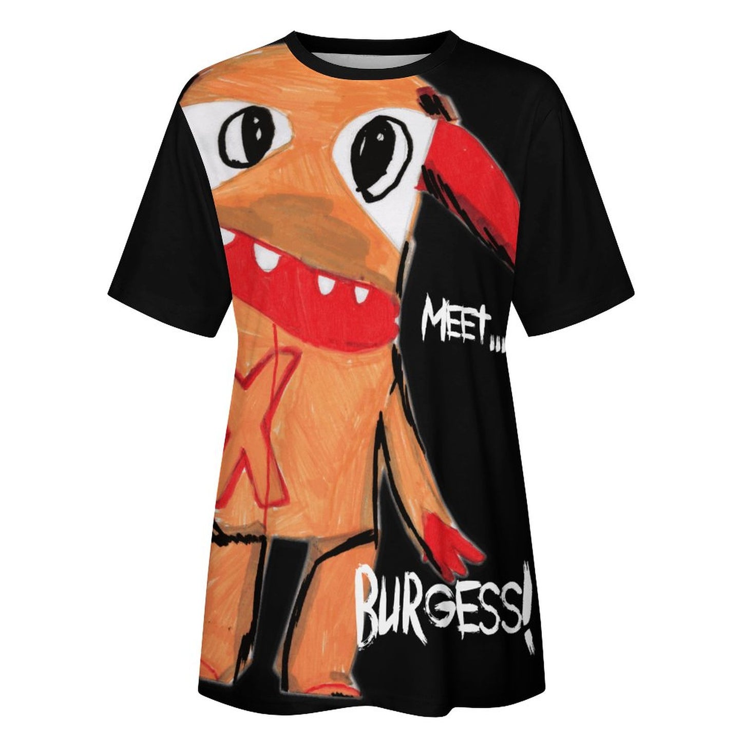 Valentine's Monsters: Meet Burgess Women's T-Shirt in Black