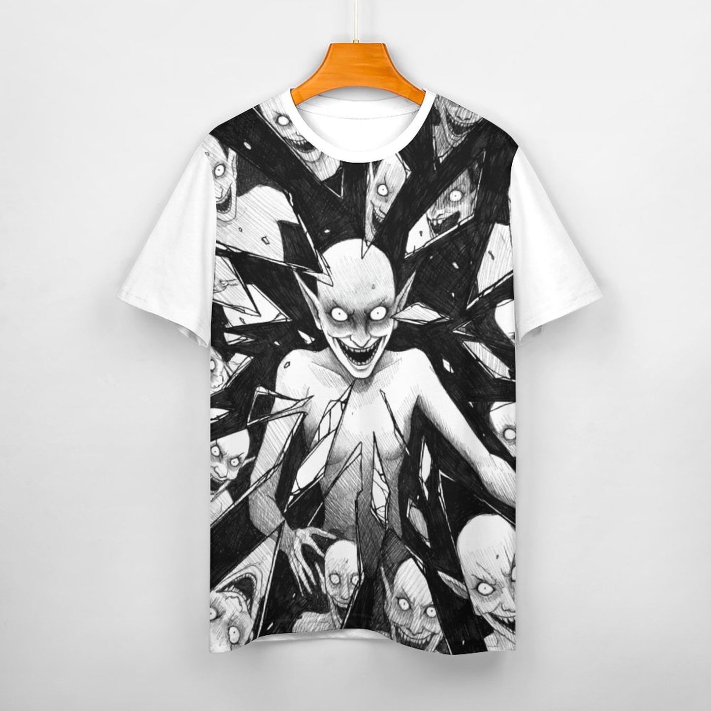 The Goblin Grins Collection: Breaking Through T-Shirt for Women White Trim