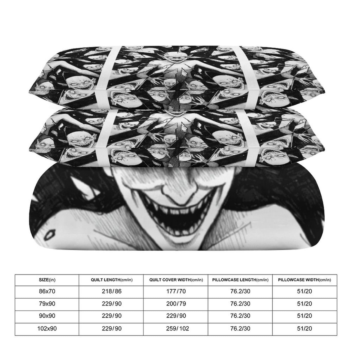 The Goblin Grins Collection: Breaking Through 3-Piece Bedding Set-102"x90"/ 259x229cm (Dual-sided Printing)