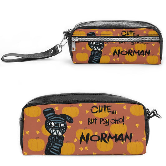 Valentine's Monsters: Cute... but psycho, Norman Versatile Cosmetic Bag & Pencil Case Pouch in Halloween is coming!