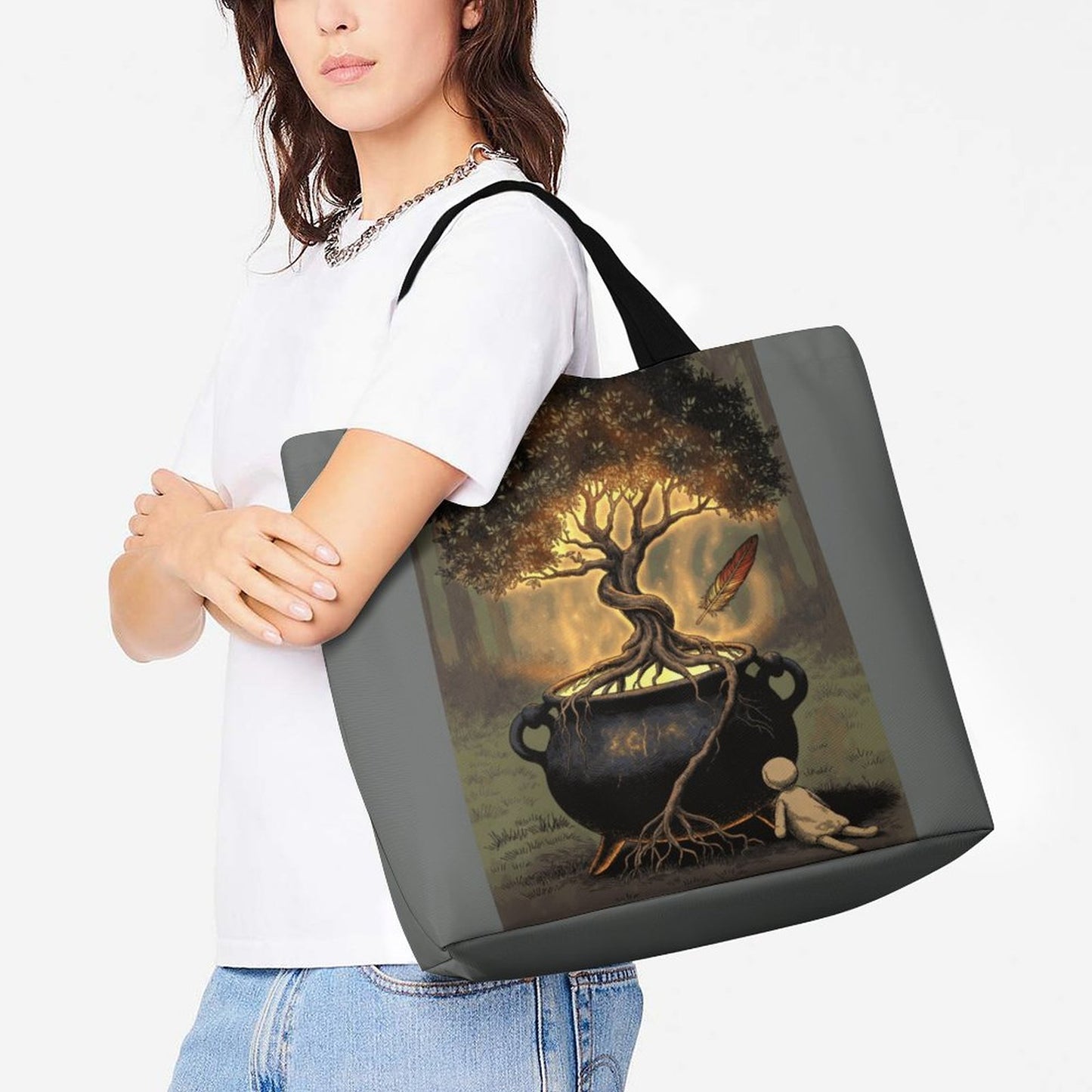 Threshold Cauldron Large One Shoulder Shopping Bag