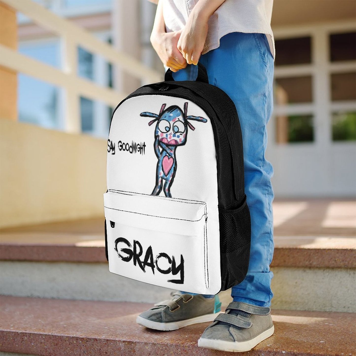 Valentine's Monsters: Say Goodnight Gracy Backpack in Void