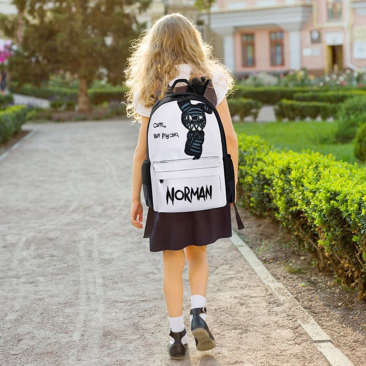 Valentine's Monsters: Cute... but psycho, Norman Backpack in Void